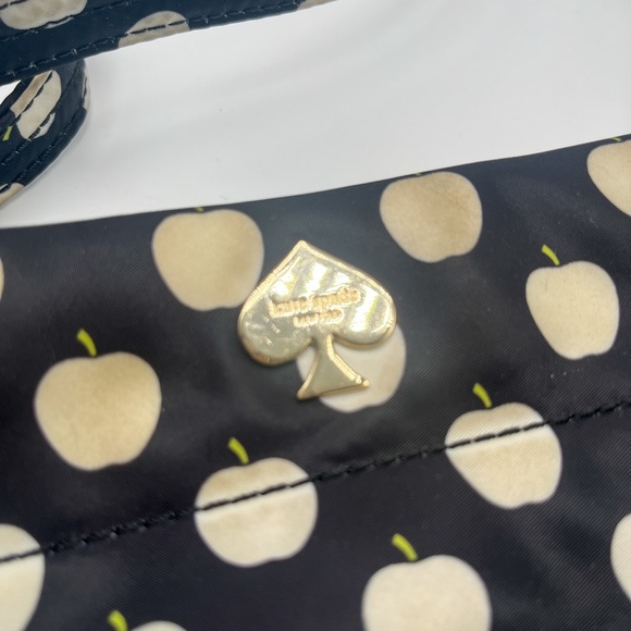 kate spade Crossbody Black and White Polka Dot Nylon Bag - Picture 4 of 6